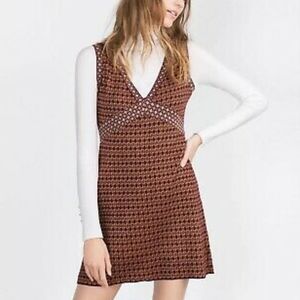 Jacquard knit dress